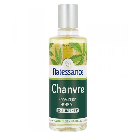 Natessance Hemp Oil Pure Balancing Oil 100ml (3.38fl oz) - FrenchBeautyHub