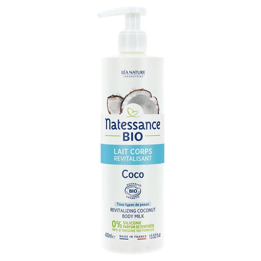Natessance Organic Coco Revitalizing Body Lotion 400ml (13.52fl oz) - FrenchBeautyHub