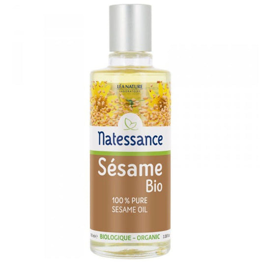 Natessance Organic Sesame Oil Pure Nourishing Oil 50ml (1.69fl oz) - FrenchBeautyHub