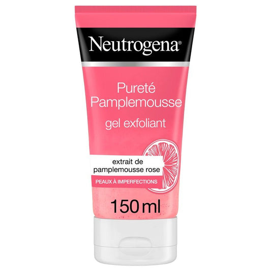 Neutrogena Pink Grapefruit Exfoliating Gel 150ml (1.69fl oz) - FrenchBeautyHub