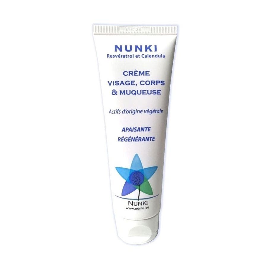 Nunki Face, Body and Mucosa Cream Soothing and regenerating 75ml (2.53fl oz) - FrenchBeautyHub