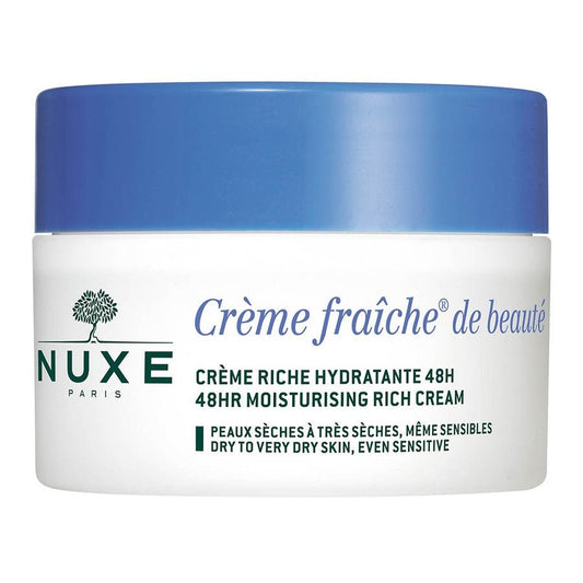 NUXE Crème Fraîche de Beauté 48h Moisturizing Rich Cream 50ml (1.7 fl oz) - FrenchBeautyHub