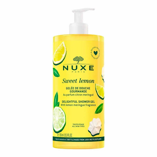 Nuxe Sweet Lemon Delightful Shower Gel 750ml (25.36fl oz) - FrenchBeautyHub