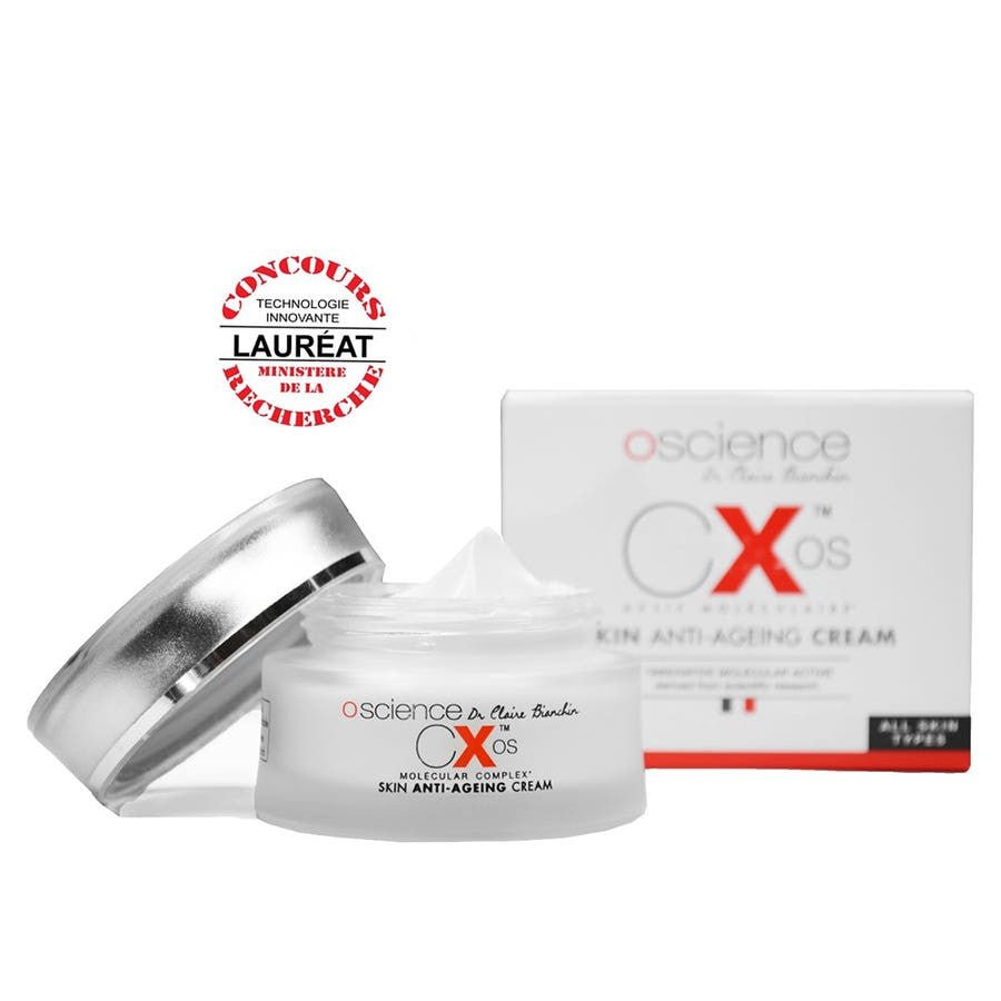 OSCIENCE Anti - Age Day/Night Cream for All Skin Types with CXOS Patent 50ml (1.69fl oz) - FrenchBeautyHub