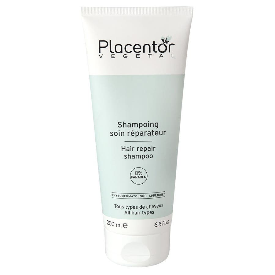 Placentor Vegetal Repairing Care Shampoo 200ml (6.76fl oz) - FrenchBeautyHub