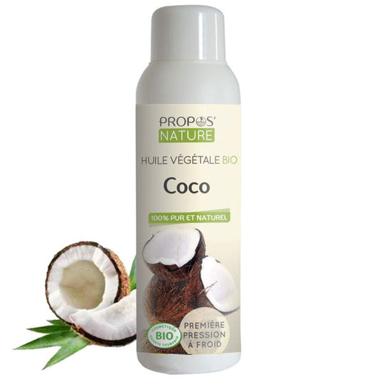 Propos'Nature Organic Coconut Oil 100ml (3.38fl oz) - FrenchBeautyHub