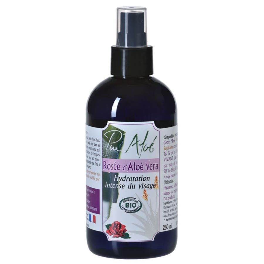 Pur Aloe Rosee D'aloe Vera Face Hydration Bio 250ml (8.45fl oz) - FrenchBeautyHub