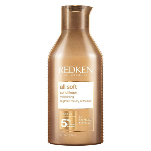Redken All Soft Moisturising conditioner for dry, rough hair 300ml (10.14fl oz) - FrenchBeautyHub