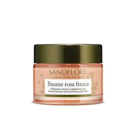 Sanoflore Rosa Night Rose Balm Intense Hydration & Renegration 50ml (1.69fl oz) - FrenchBeautyHub