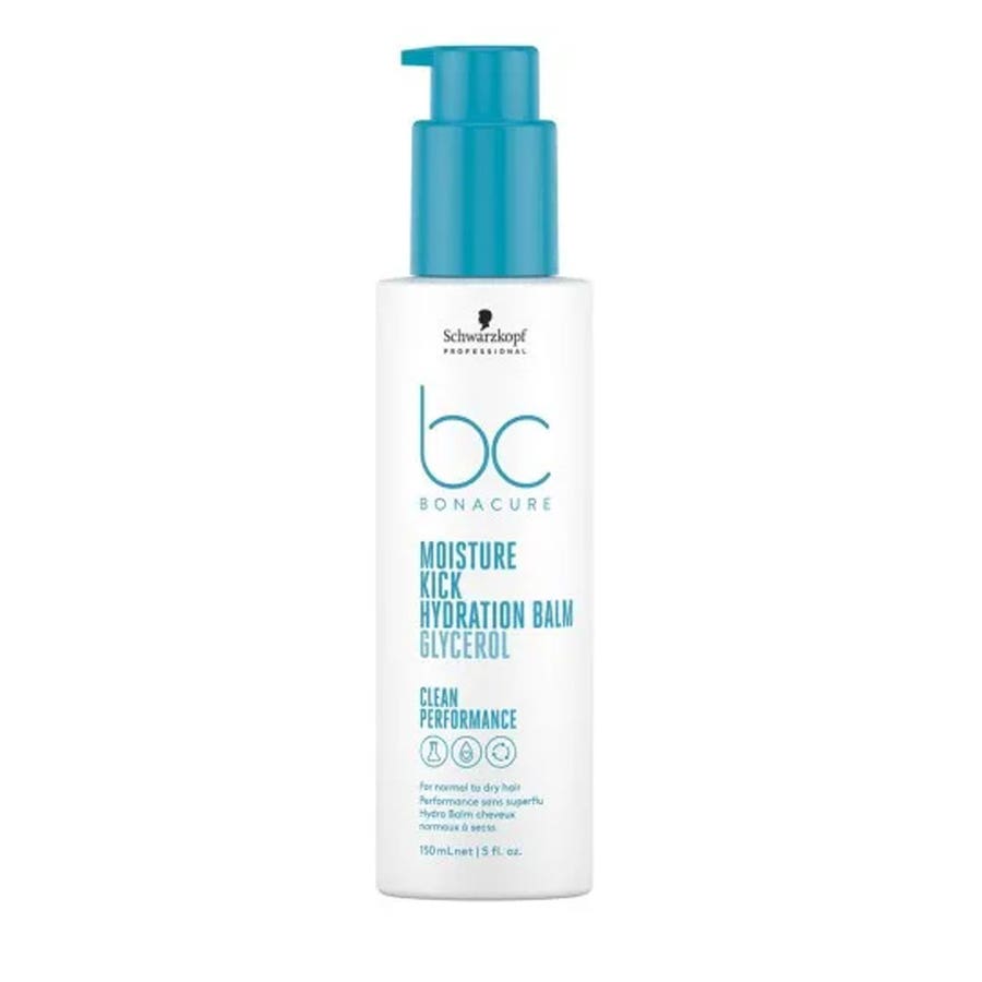 Schwarzkopf Professional Hyaluronic Moisture Kick BC Bonacure Moisture Balm for Thick and Brittle Hair 150ml (5.07fl oz) - FrenchBeautyHub