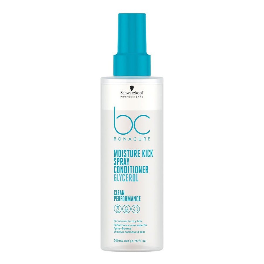 Schwarzkopf Professional Hyaluronic Moisture Kick Spray - conditioner BC Bonacure for normal to dry hair 200ml (6.76fl oz) - FrenchBeautyHub
