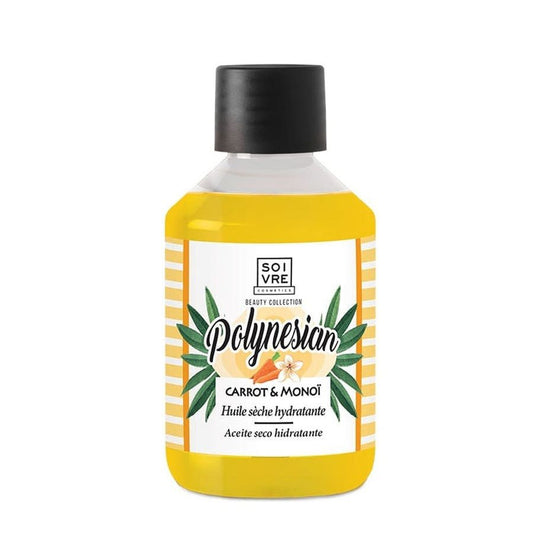 Soivre Cosmetics Polynesian Monoi Carrot Dry Oil 200ml (6.76fl oz) - FrenchBeautyHub