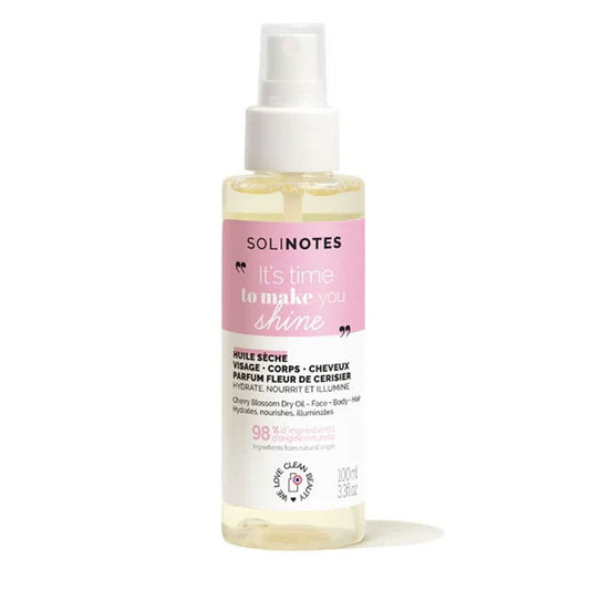 Solinotes Fleur de cerisier Dry Oil 100ml (3.38fl oz) - FrenchBeautyHub