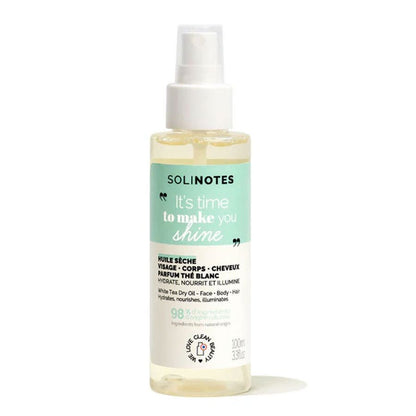 Solinotes Le Blanc Tea Dry Oil 100ml (3.38fl oz) - FrenchBeautyHub