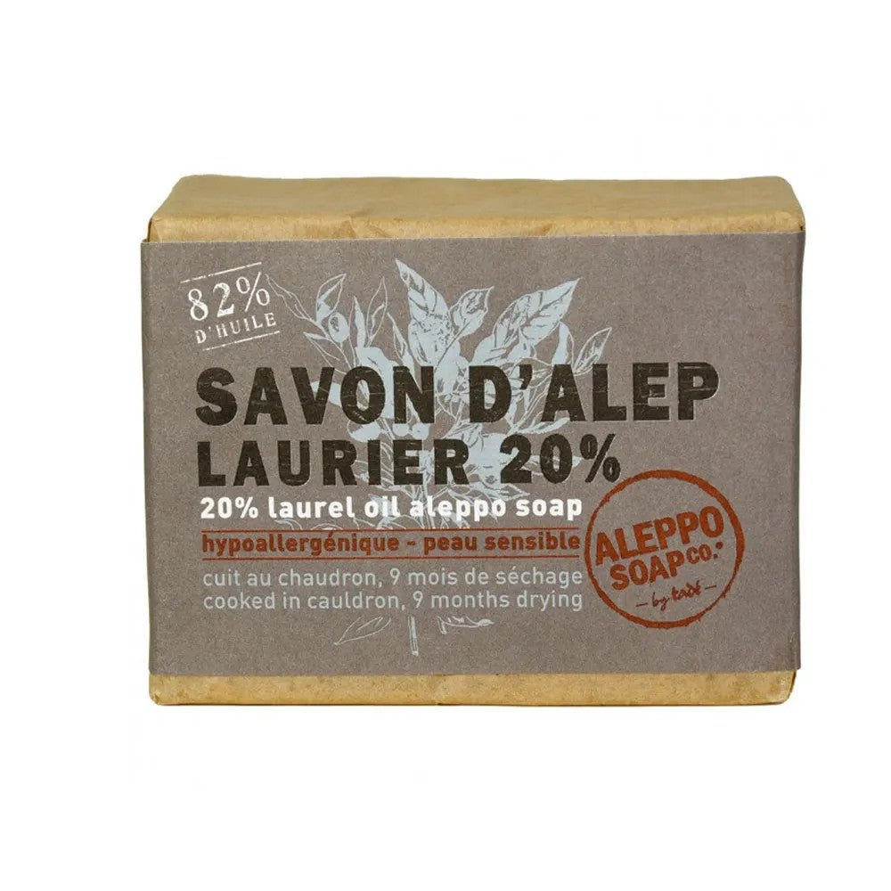 Tadé Aleppo Laurel Soap 20% 100g (3.52 oz) - FrenchBeautyHub