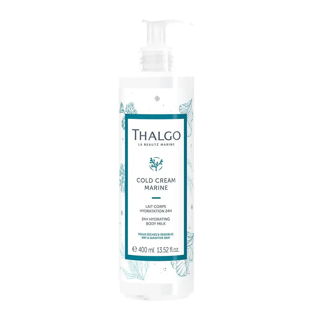 Thalgo Cold Cream Marine 24H Hydration Body Lotion Dry and Sensitive Skin 400ml (13.52fl oz) - FrenchBeautyHub