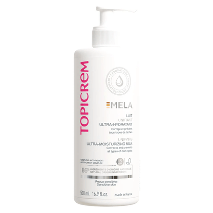 Topicrem Mela Unifying Ultra - Moisturizing Milk - FrenchBeautyHub