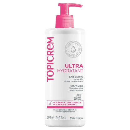 Topicrem Ultra - Moisturizing Body Milk - FrenchBeautyHub