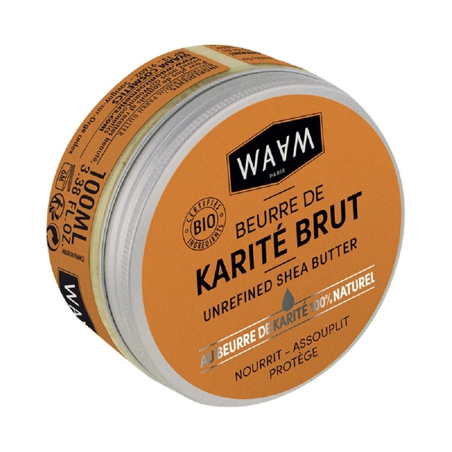 Waam Unscented raw Shea Butter 100ml (3.38fl oz) - FrenchBeautyHub