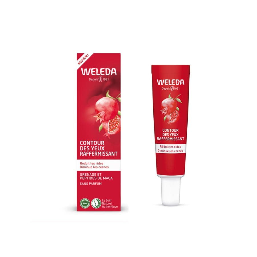 Weleda Pomegranate Firming Eye Contour Cream and Maca Peptides 12ml (0.40fl oz) - FrenchBeautyHub