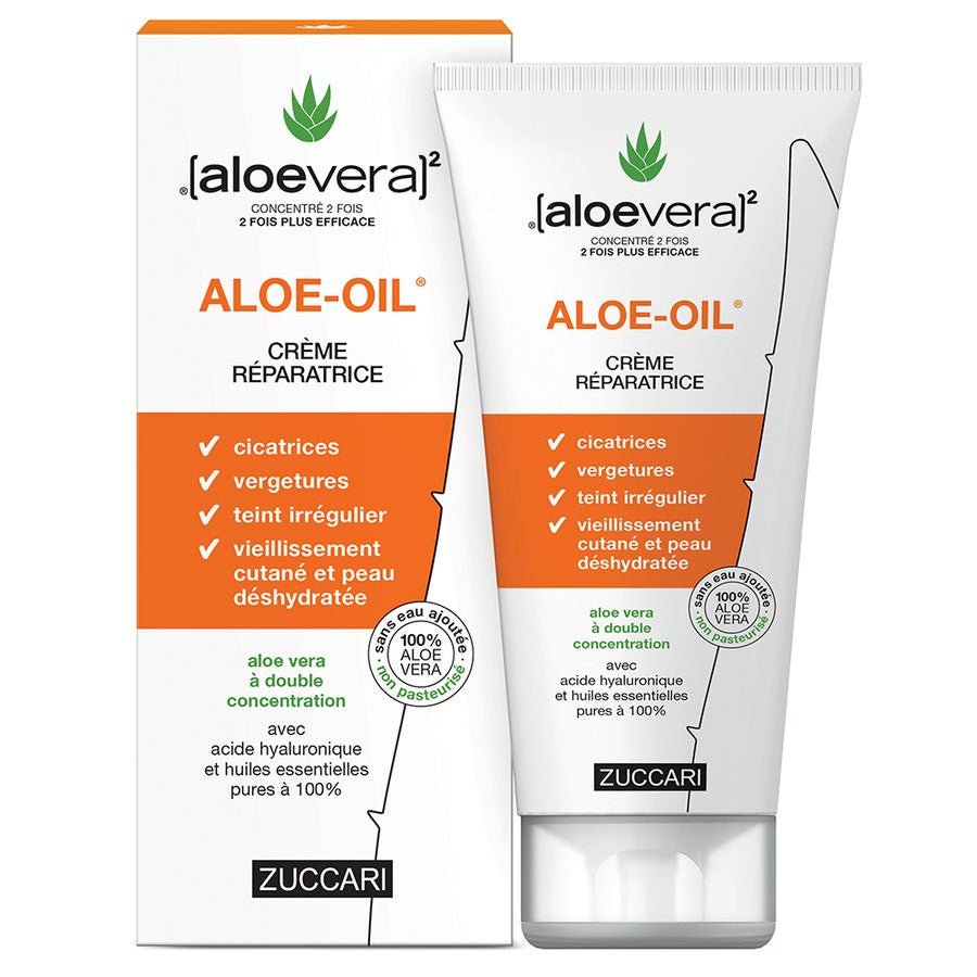 Zuccari [aloevera]2 ALOE - OIL Repair Cream 150ml (5.07fl oz) - FrenchBeautyHub